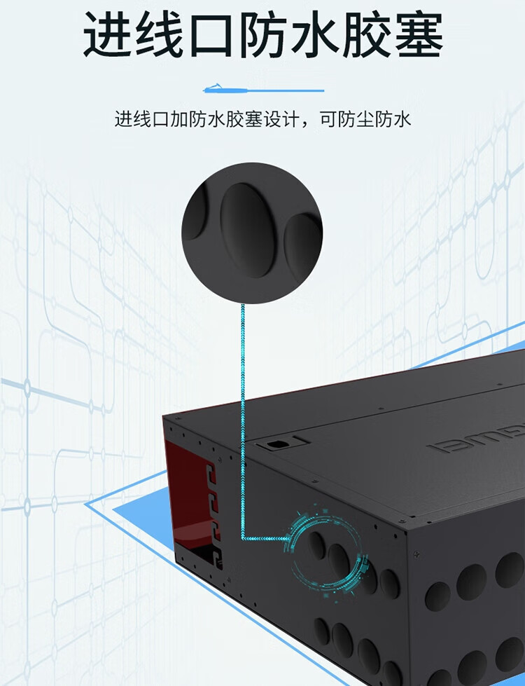 胜为（shengwei）MPO光纤配线箱 高密度3U单模多模配线架 模块化光纤终端盒续接盘熔接/预端接分线箱MDF-103U