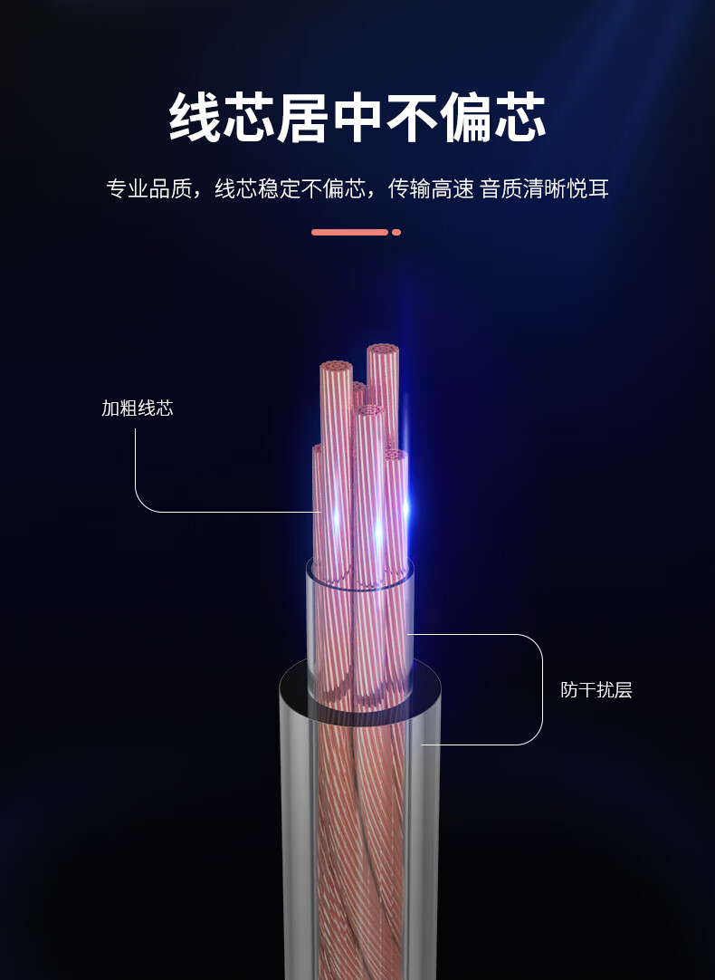 胜为（shengwei）发烧级纯铜音箱线 2*100芯音响线喇叭线音频线 25米功放车载连接线 HIFI线材 AEC-1025