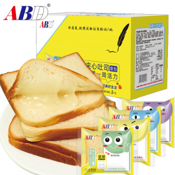 ABD 爱的表达-唤醒一周活力夹心吐司面包 1kg