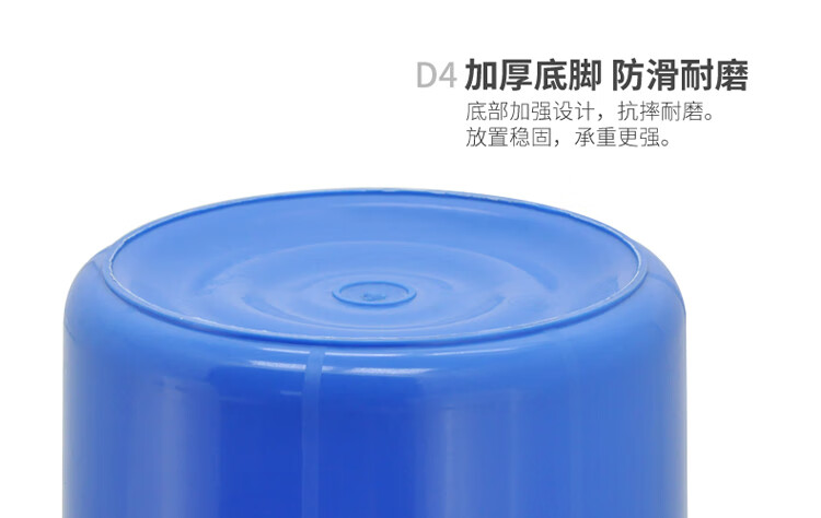 兰诗（LAUTEE）YJ-E130带盖金属提手大水桶工业环卫垃圾桶 150L白色