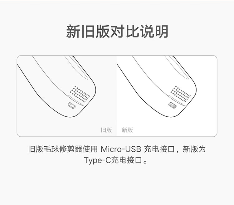 米家 米家 小米毛球修剪器去毛球器打除吸刮黏剃毛球器 衣服起球 充电式家用MQXJQ01KL