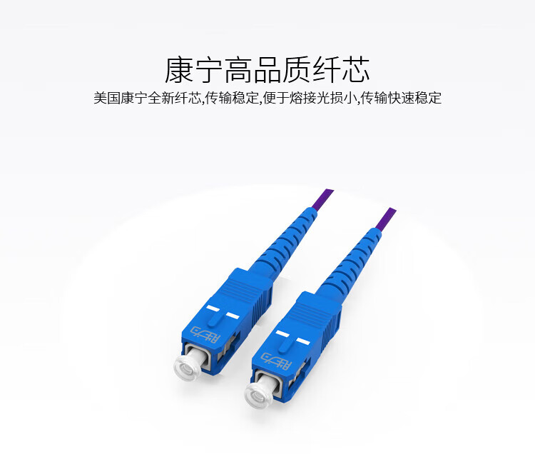 胜为（shengwei）SC-SC单模单芯3米 电信级铠装光纤跳线 抗压防鼠咬室内抗拉尾纤缆FSCK-1030