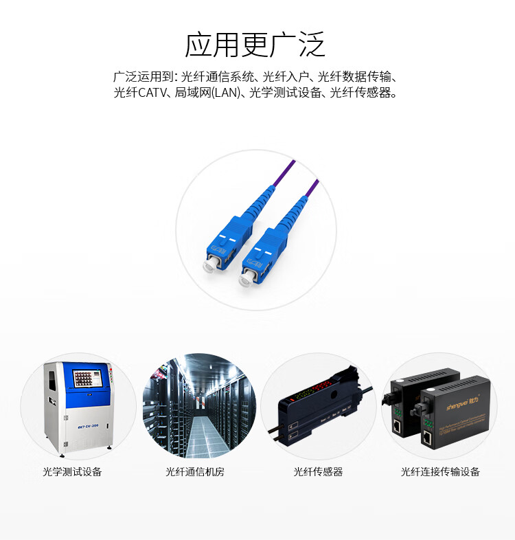 胜为（shengwei）SC-SC单模单芯3米 电信级铠装光纤跳线 抗压防鼠咬室内抗拉尾纤缆FSCK-1030