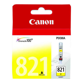 佳能（Canon）CLI-821 Y黄色墨盒（适用iP4680/MX876/MX868）
