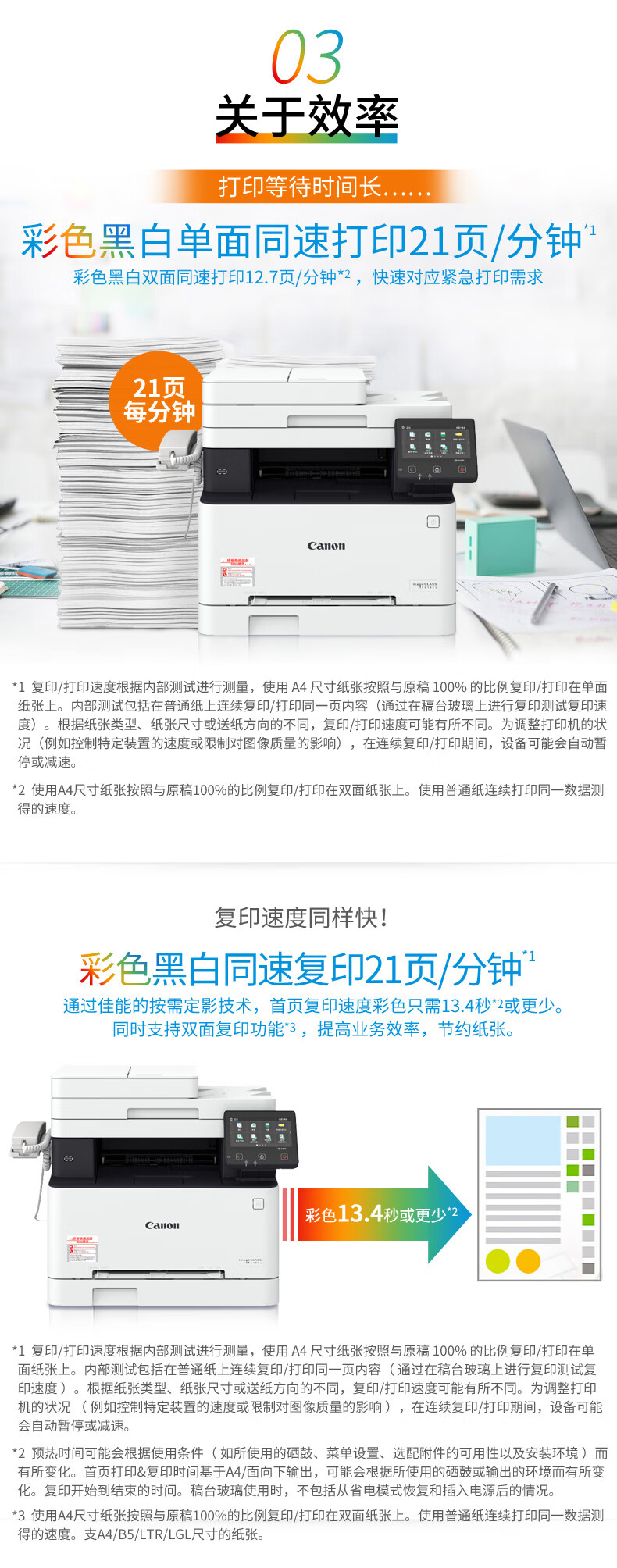 佳能（Canon）A4幅面无线彩色激光多功能传真一体机（打印/复印/扫描/传真/自动双面 家用/商用） MF645Cx