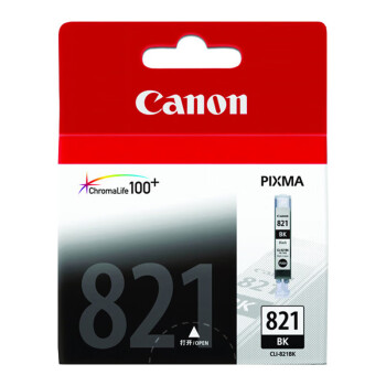 佳能（Canon）CLI-821 BK 原装黑色墨盒适用iP4680/MX876/MX868/MP648/MP638/MP568/iP4760