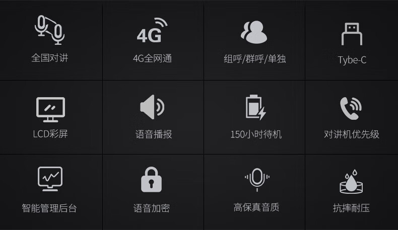 泛腾（fomtalk）POC990K 公网POC 对讲机 国产全自主 全国通5000公里不限距离