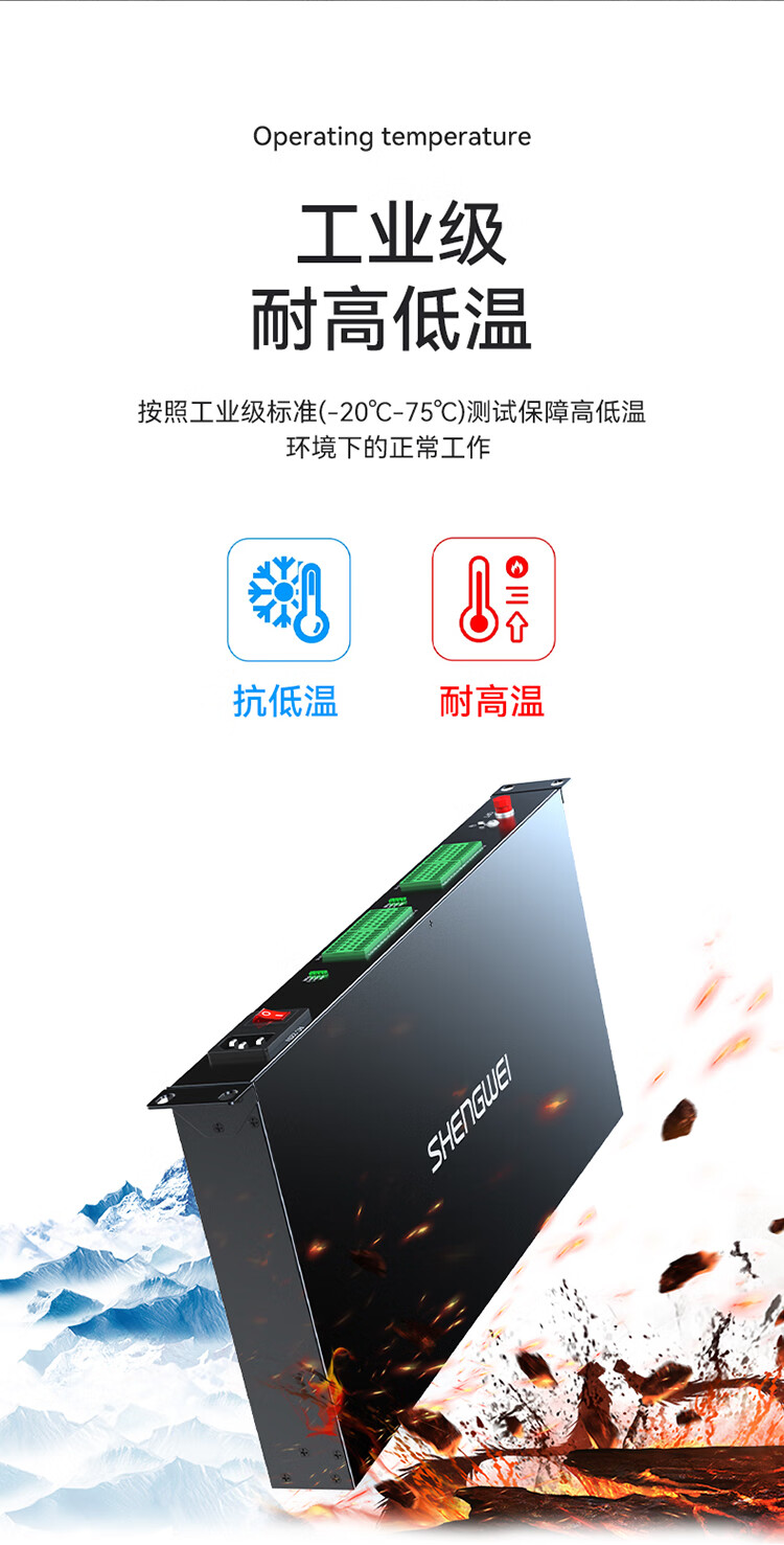 胜为（shengwei）开关量光端机16路双向开关量 转光纤传输延长器烟感信号门禁报警 FC口一对DGDJ16FF