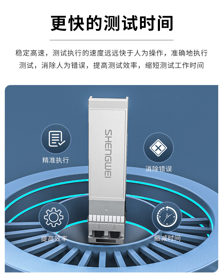 胜为（shengwei）SFP光模块万兆10G多模双纤光纤模块(850nm，300m，LC)兼容华为/锐捷/中兴/普联交换机BGM0004G