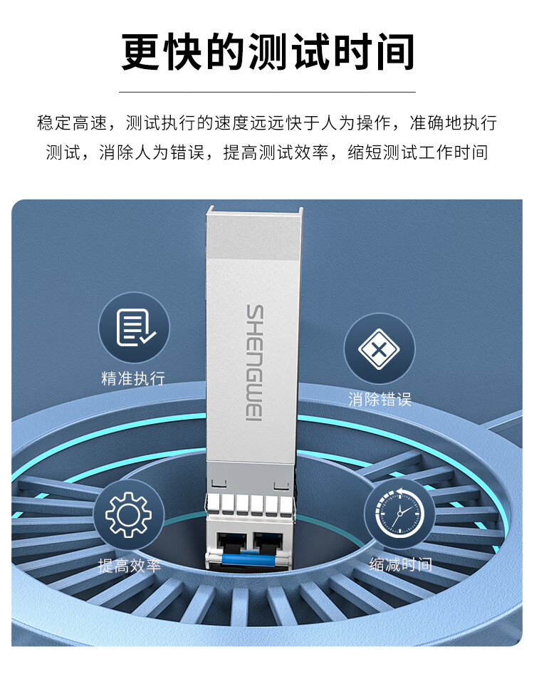 胜为（shengwei）SFP光模块万兆10G单模双纤光纤模块(1310nm，10km，LC)兼容华为/中兴/普联交换机BGM0003G