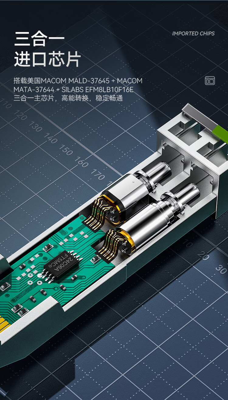 胜为（shengwei）SFP28光模块万兆25G单模双纤光纤模块(1310nm，10km，LC)兼容华为/中兴/普联交换机BGS1025G
