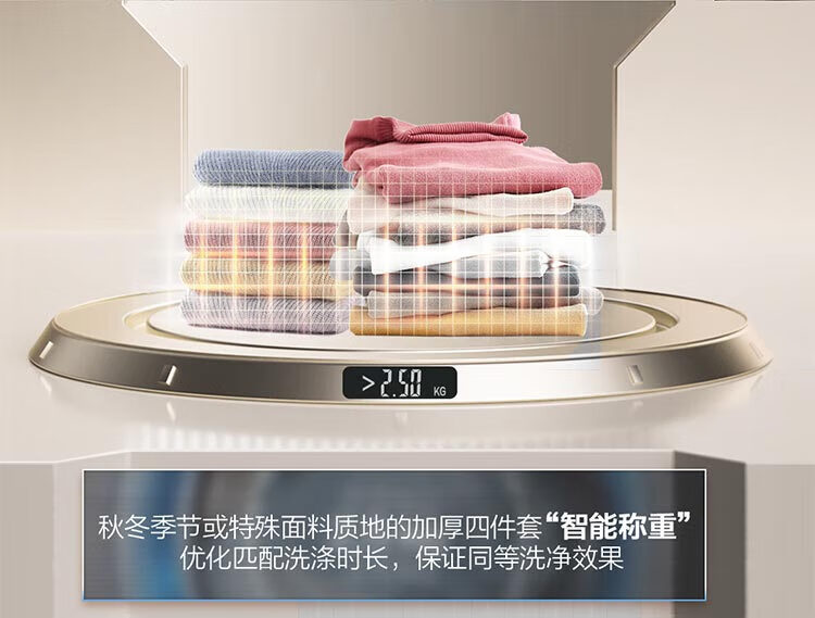 海尔（Haier）全自动洗烘一体滚筒洗衣机 变频8公斤滚筒洗衣机 XQG80-B14326L 灰色(单位：台)
