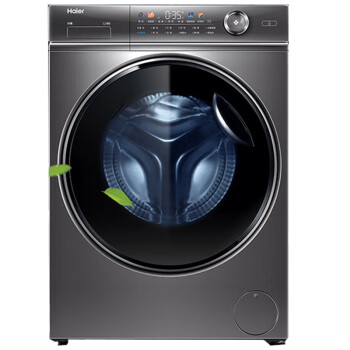海尔（Haier）全自动洗烘一体滚筒洗衣机 变频8公斤滚筒洗衣机 XQG80-B14326L 灰色(单位：台)