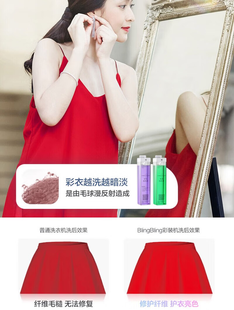 海尔（Haier）滚筒洗衣机全自动胶囊机 智能投放13kg直驱洗烘一体XQG130-HBM14176LU1