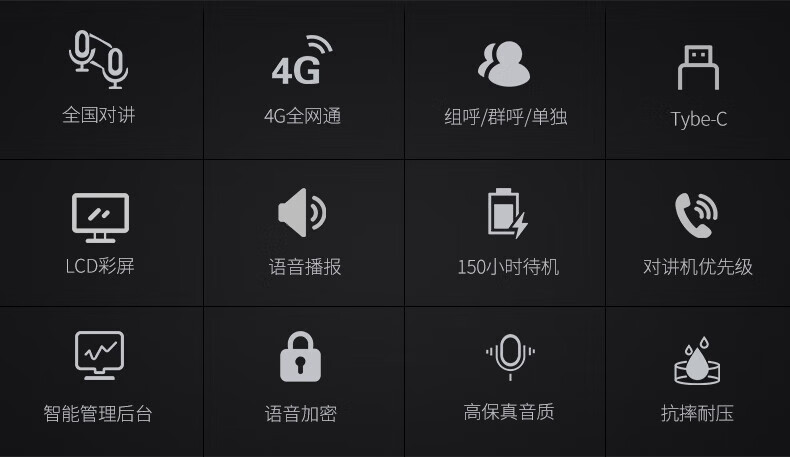 泛腾（fomtalk）POC1800K 公网POC 对讲机 国产全自主 全国通5000公里不限距离