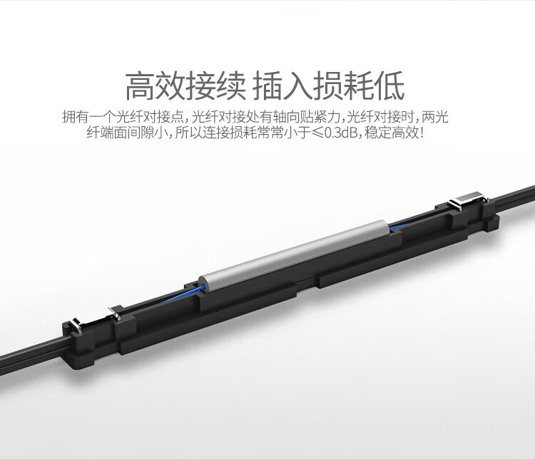 胜为（shengwei）电信级蝶形光缆冷接子 通用型皮线裸光纤跳线 尾纤对接子 接续子 OCC-101 3个装