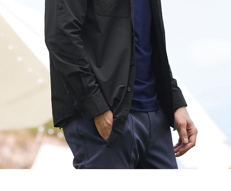 Jeep衬衫男士长袖衬衫休闲舒适J132094608军绿XXXL