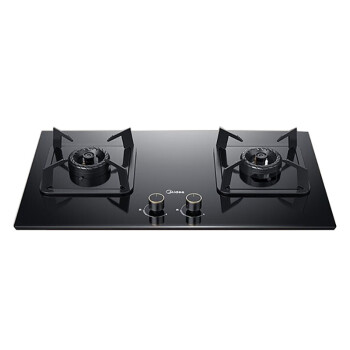 Midea家用燃气灶双灶5.0KW大火力猛火灶大开孔大底壳灶具台Q310-M 一级能效(液化气)
