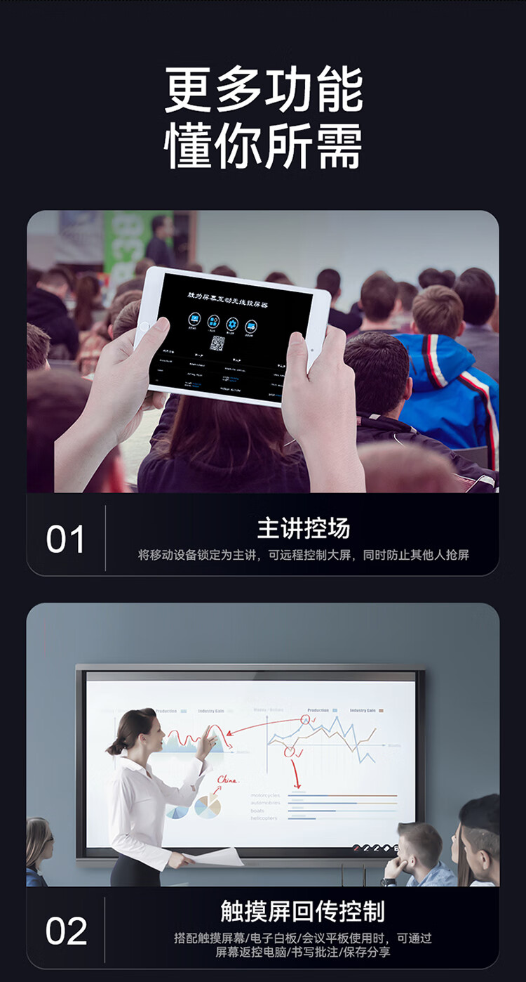 胜为（shengwei）HDMI高清会议传输器 二分屏 适用电脑手机平板电视连接显示器投影仪套装DHU002AB