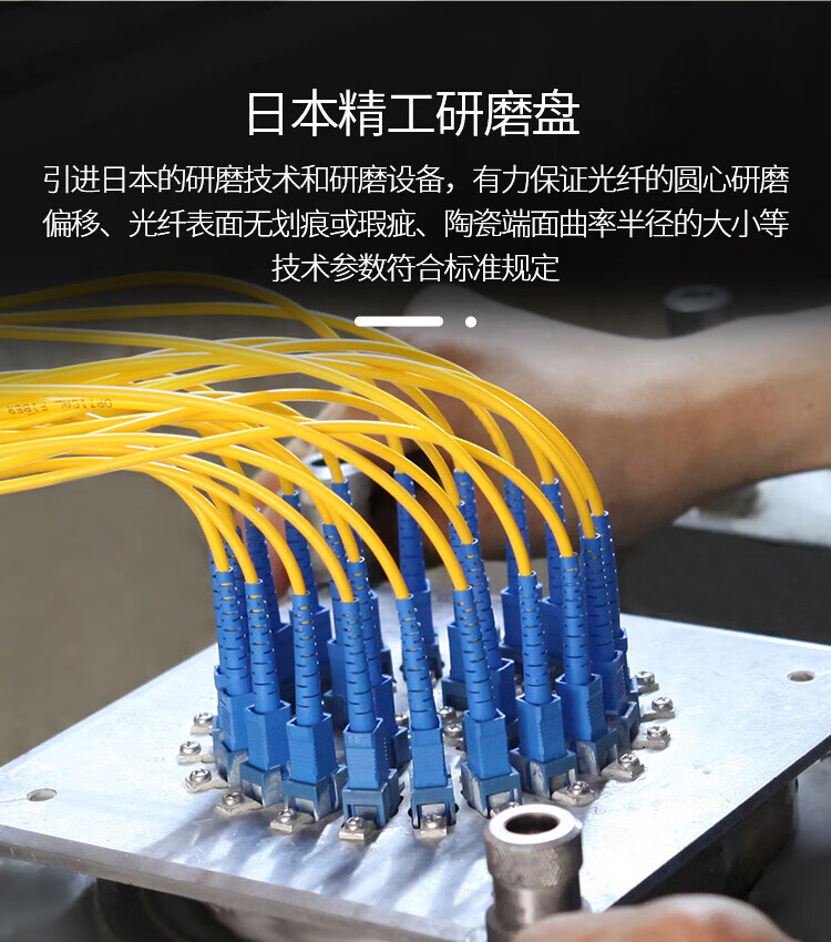 胜为（shengwei）工程电信级光纤跳线 SC-FC多模双芯30米 OM3低烟无卤 网络收发器尾纤光纤连接线 FSFO-1300