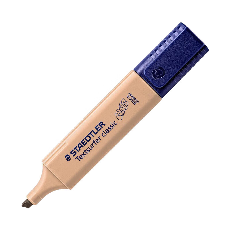 施德楼（STAEDTLER） 喷墨隐形荧光笔 彩色重点标记笔 珊瑚橘 10支装 364 C-450