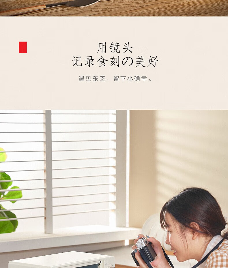 Midea电烤箱 家用多功能迷你小烤箱 10升专业烘焙 广域控温 ET-VD6100 白色