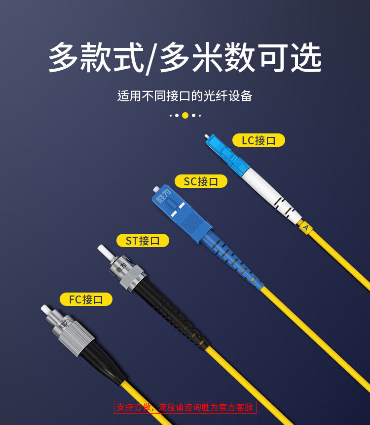 胜为（shengwei）电信级光纤跳线 FC-FC单模单芯40米 9/125低烟无卤环保外被 收发器尾纤 FSC-1703