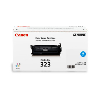 佳能（Canon）CRG-323C原装青色硒鼓（适用LBP7750CDN机型）约5000页