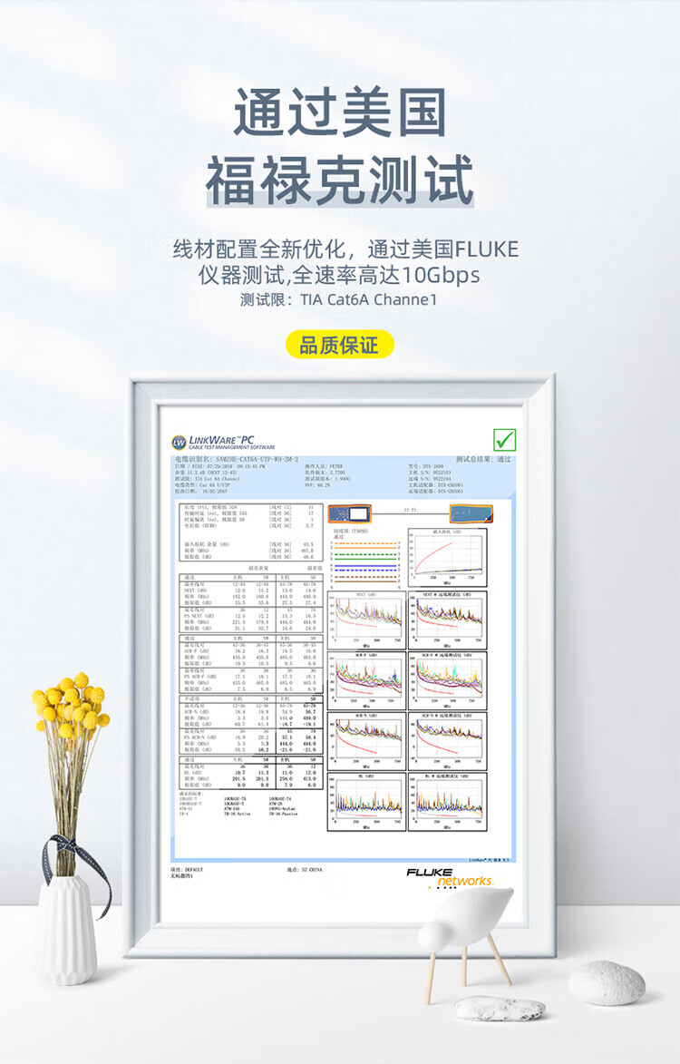 SAMZHE 山泽超六类网线细线CAT6A类无氧铜万兆高速成品连接线宽带网络跳线3米白色SZB-3030