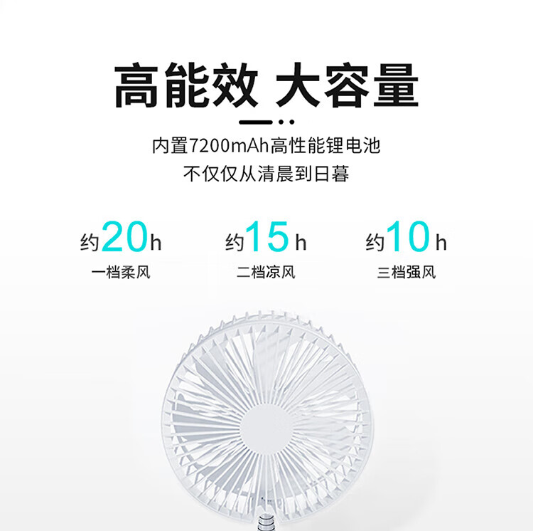 质零便携立式电风扇 折叠风扇两用摇头落地扇宿舍卧室家用 质零立式收纳摇头风扇 w1