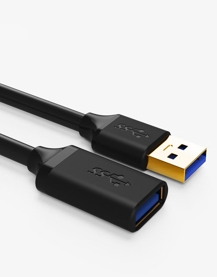胜为（shengwei）USB3.0延长线公对母 读卡器数据线 鼠键打印机加长拓展器转换转接线0.5米 UT-2005 3个装