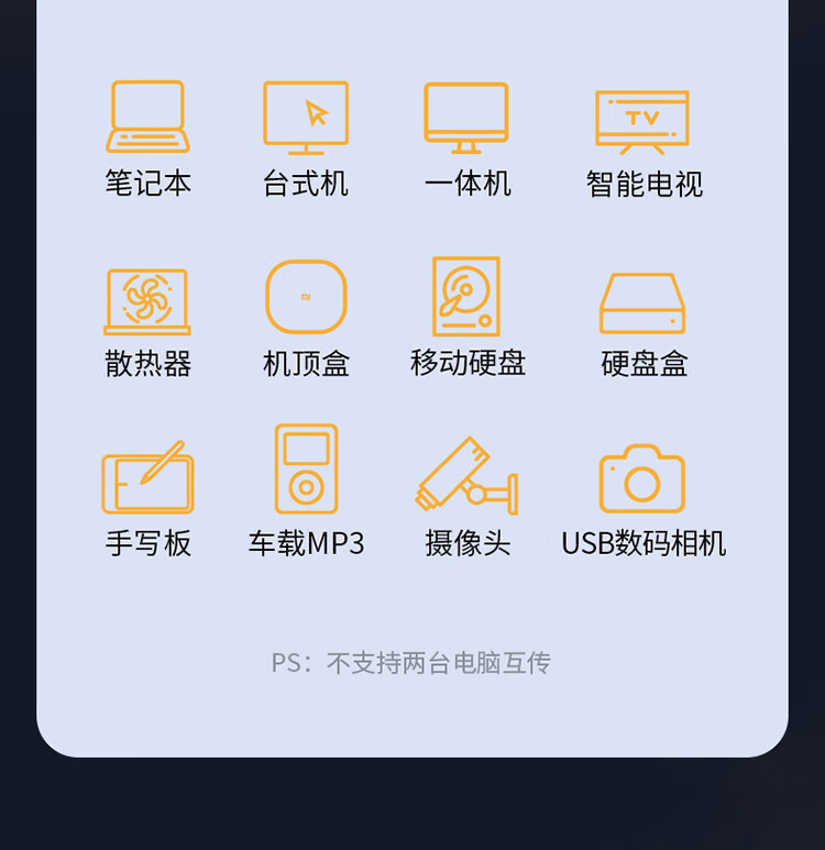 胜为（shengwei）USB3.0数据公对公线 黑色0.5米 双头移动硬盘盒延长连接线 UT-3005 3个装