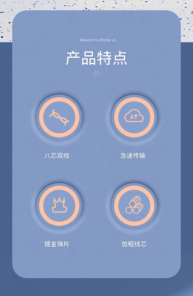 胜为（shengwei）六类CAT6类网线 千兆网络连接线 电脑宽带非屏蔽八芯双绞线 家用跳线成品网线3米 LC-6030H