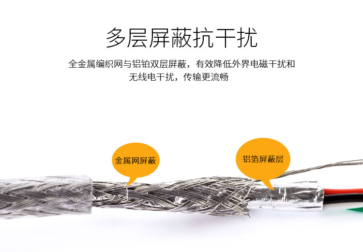 胜为（shengwei）USB延长线公对母 usb2.0数据连接线 高速电脑U盘无线网卡加长线/转接线3米 UC-2030