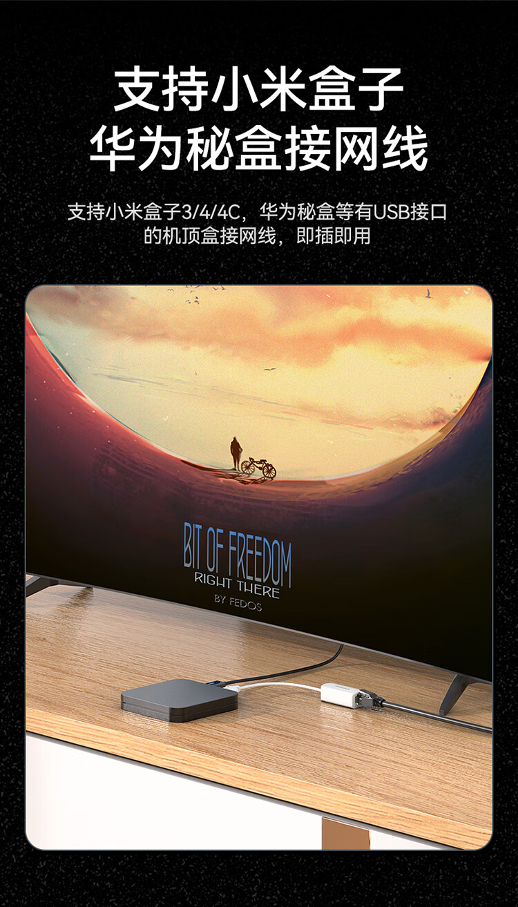 胜为（shengwei）USB转RJ45网线接口 USB2.0百兆有线网卡转换器 适用华为笔记本小米外置网卡转接头 UR-301W