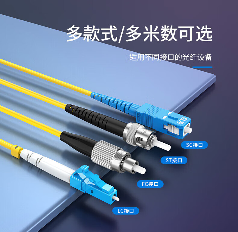 胜为（shengwei）电信级光纤跳线 LC-LC(UPC)网线单模单芯50米 收发器尾纤 光模块专用尾纤 FSC-2107A