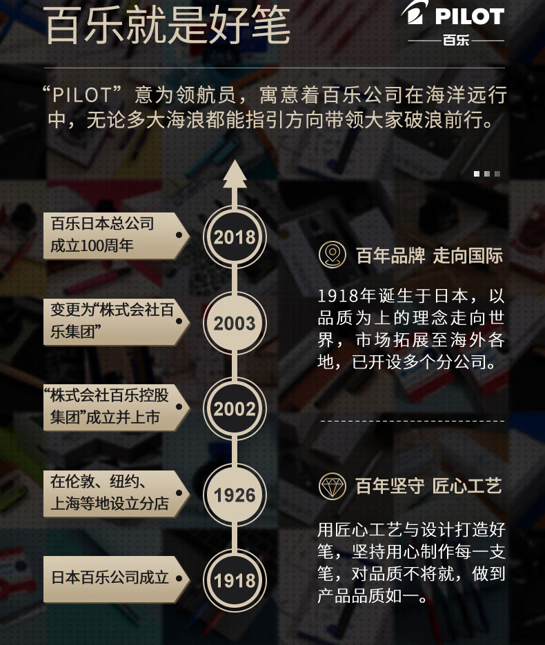 百乐（PILOT）子弹头中性笔啫喱笔水笔签字笔黑0.5BL-G1-5T-B单盒装（12支）