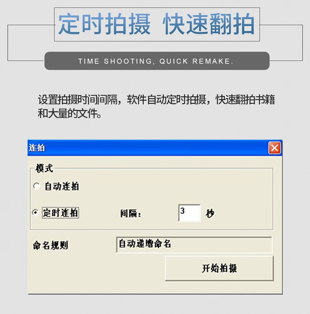 良田（eloam）高拍仪智能扫描仪办公文件票据文档证件试卷拍摄高清A4幅面 S1200P-1200万像素