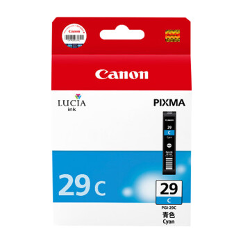佳能（Canon）PGI-29C青色墨盒适用PRO-1