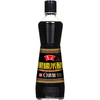 鲁花调味品 零添加 凉拌炒菜 黑糯米香醋500ml*4