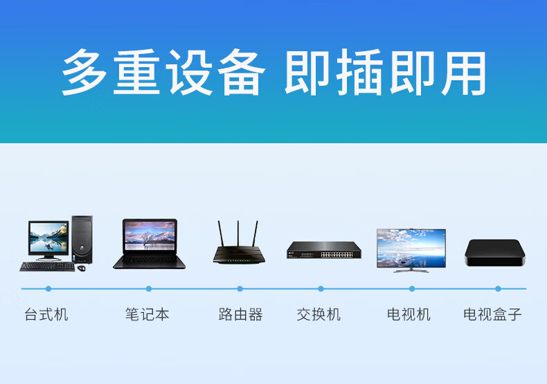 胜为（shengwei）八类网线 CAT8万兆阻燃纯铜高速电脑网络连接线 8P8C电竞版八芯双绞线 黑色 5米 LC-1305G