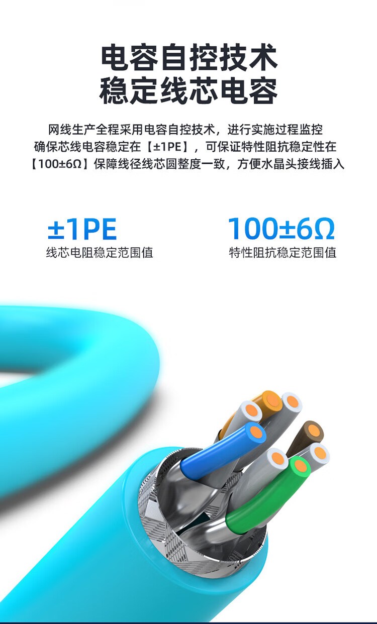 胜为（shengwei）八类万兆网线 40G 双屏蔽0.64mm无氧铜CAT8类网络箱线低烟无卤阻燃网线305米CLC8064B