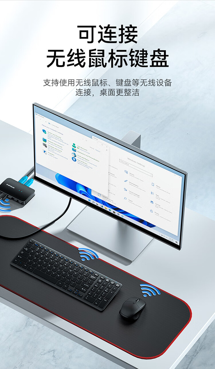 胜为（shengwei）KVM切换器2进1出HDMI切屏器 二进一出转换器2口显示器键鼠USB打印机共享器 DKH3201K