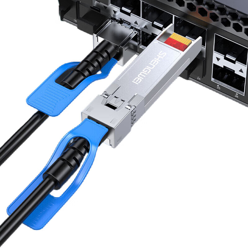 胜为（shengwei）XDAC0201 万兆光模块高速电缆SFP28 DAC堆叠线万兆25G 支持华为思科H3C曙光浪潮中兴 1米