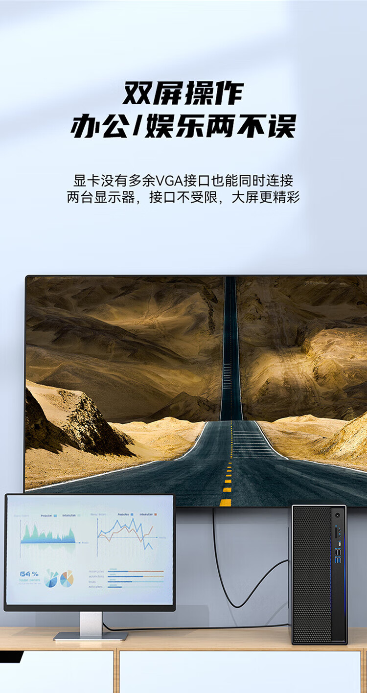 胜为（shengwei）VI公转VGA母转接头DVI24+5/DVI-I转VGA高清转换器连接线 电脑显卡连接显示器 DA-201B 3个装