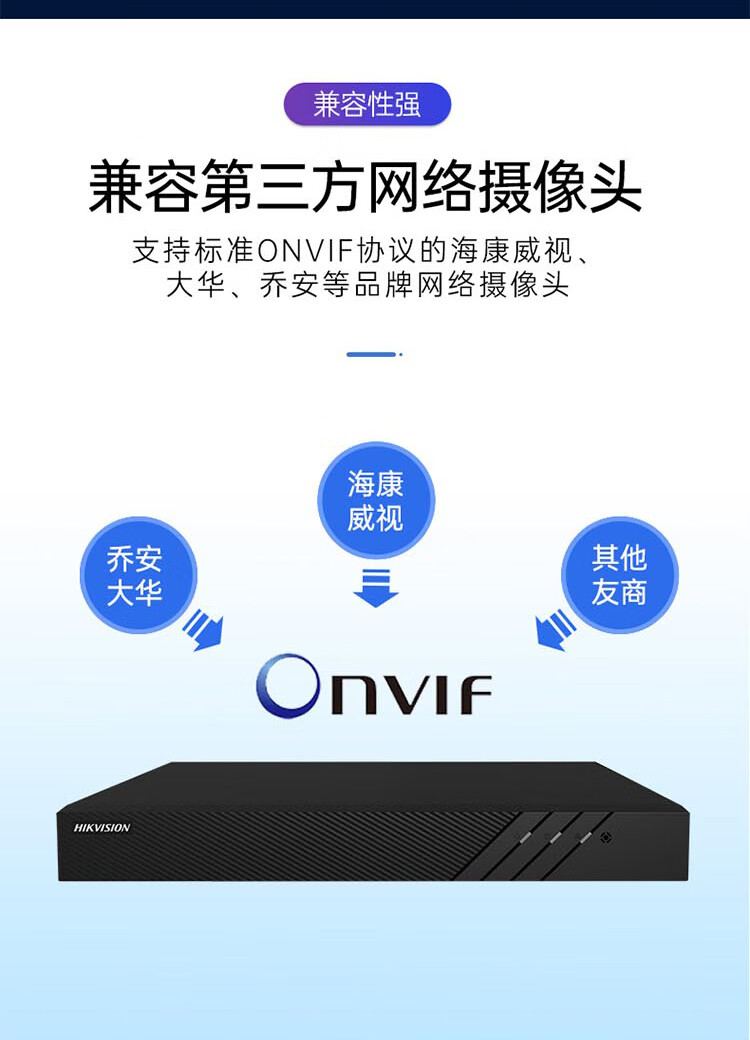海康威视（HIKVISION）DS-8632NX-K9 K系列轻智能-行业通用型NVR