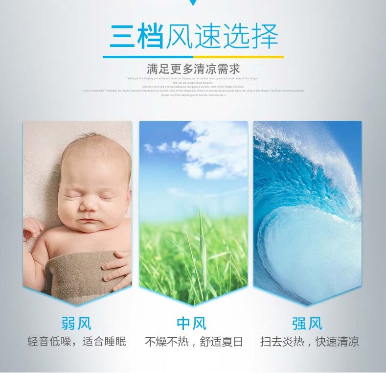 艾美特16吋机械壁扇挂壁式风扇节能工程扇五叶电风扇家用大功率壁扇FW4027-5