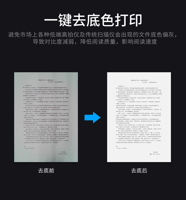 良田（eloam）高拍仪S1002双摄像头1000万A4幅面文件证件扫描仪快速定焦OCR识别 S1002双摄像头A4定焦 S1002