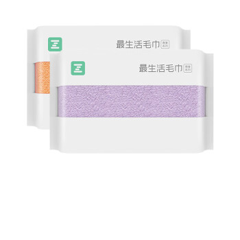最生活毛巾青春系列 家用洗脸巾 A-1159紫色