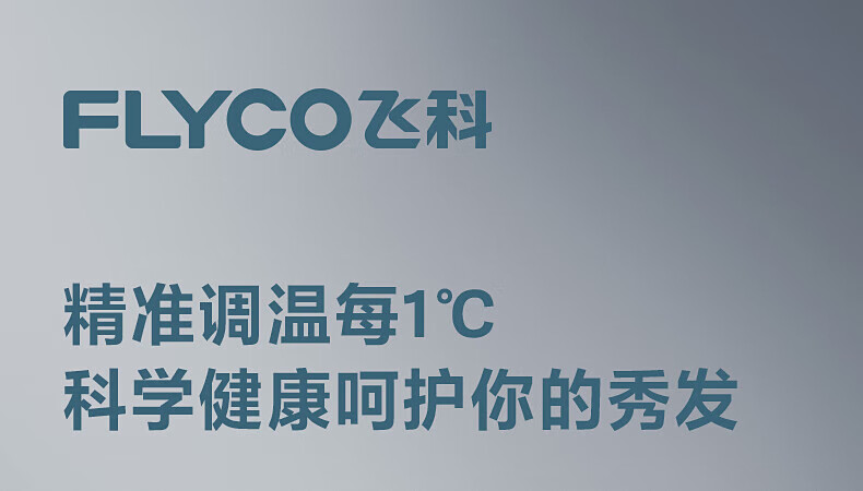 飞科 电吹风机 负离子恒温护发 家用冷热大风量快速干发吹风筒FH6366